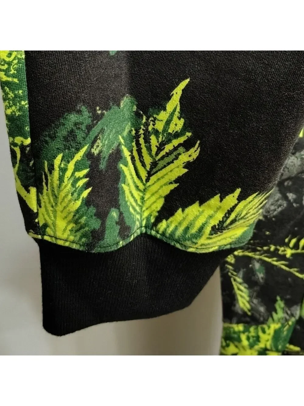 ROYAL BLUE PRINT JOGGER TERRY POP ART JUNGLE FLORAL PANTS